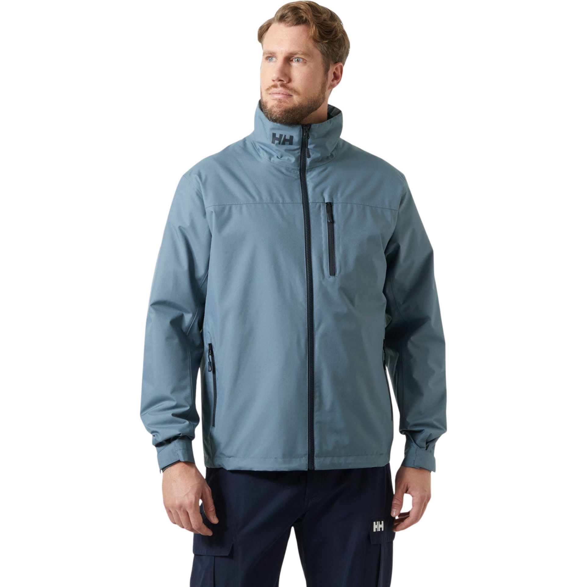 2025 Helly Hansen Mens Crew Midlayer Jacket 2.0 34444 - Washed Navy